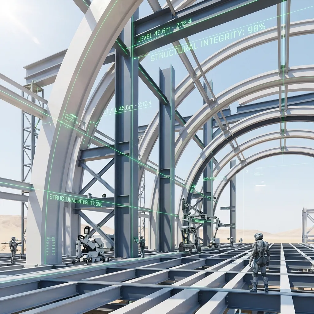 Ingeniería estructural de naves industriales con tecnología avanzada